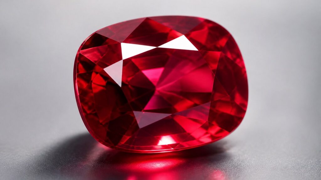 Rubis rouge vif haute qualité