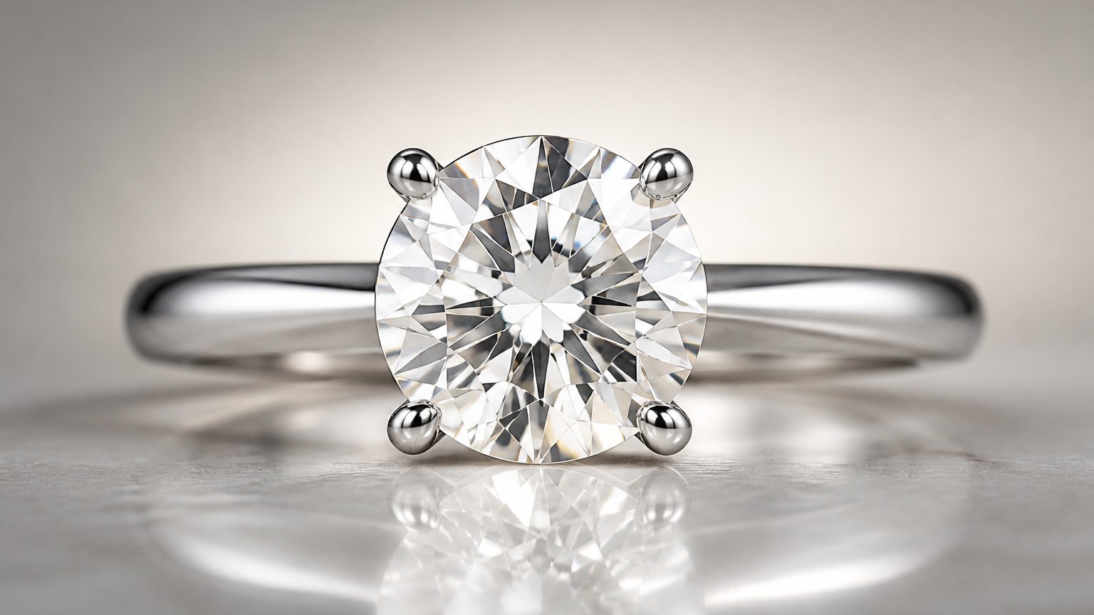 Diamant éclatant illustrant la taille et la pureté