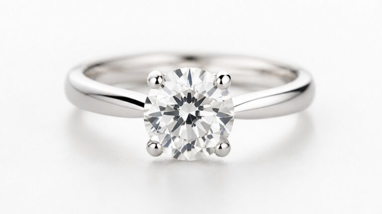 Bague de fiançailles Swarovski solitaire avec cristal clair
