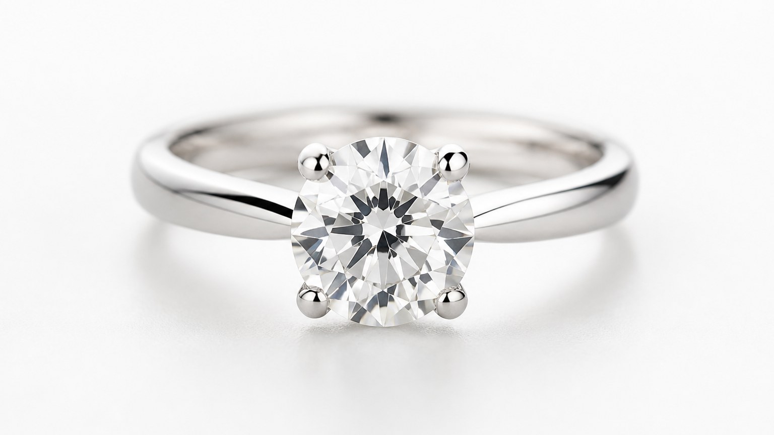 Bague de fiançailles Swarovski solitaire avec cristal clair