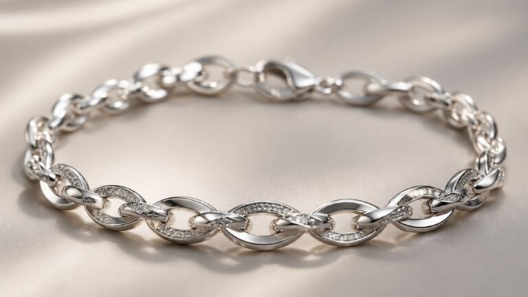 Bracelet en argent 925 étincelant