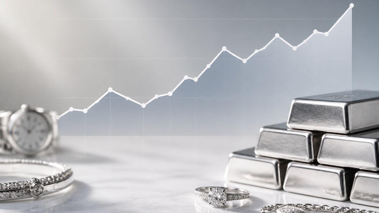 Graphique des prix de l'argent au gramme