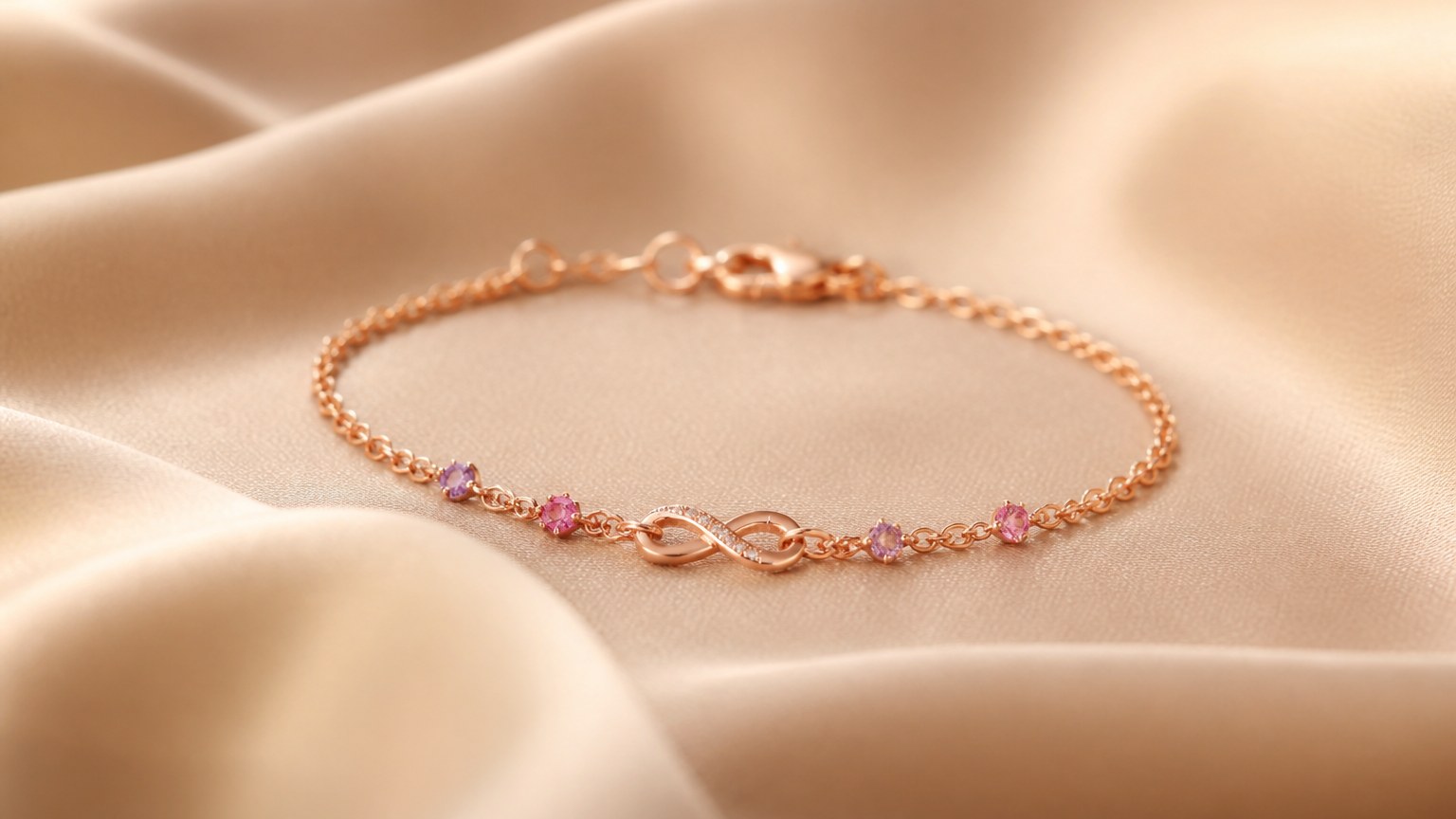 Bracelet Fred Chance Infinie avec petites pierres précieuses